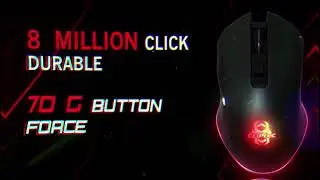 CLiPtec 【RGS581】𝙊𝙕𝘼𝙆𝙄𝙉𝙊𝙏 - USB RGB 6400dpi ProGaming Mouse