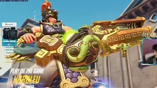 POTG! HARBLEU INSANE ZARYA GAMEPLAY OVERWATCH SEASON 28 TOP 500