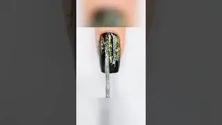 2024 New Year's Eve Nail Art🖤✨🧿 #nailart #shorts #shortsfeed #newyear2024 #newyearnailart