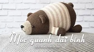 EP.14 | MÓC QUANH DẢI BÍNH | CROCHET AROUND A FOUNDATION CHAIN | CROCHET tutorial | Bunny & Bear