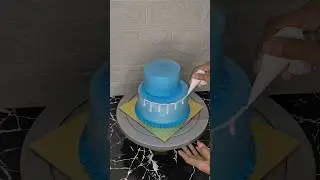 1kg two tier cake #cake #cakedecorating #trending #viralvideo #reels #cakedesign #youtubeshorts