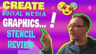 Create Social Media Graphics Part 1: Stencil Review