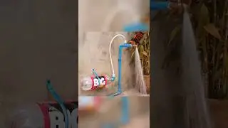 Повысьте давление воды с помощью самодельного лайфхака из пластиковой бутылки