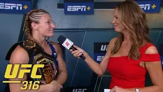 ‘Dreams can come true’ 🏆 Kayla Harrison reacts to winning title at UFC 316 | ESPN MMA