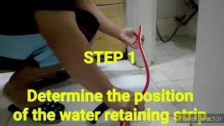 Collapsible water dam installation
