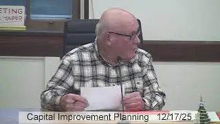 Capital Improvement Planning Committee - December 17, 2025