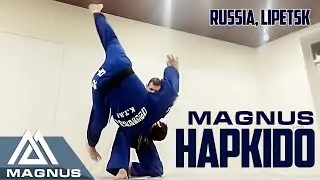 HAPKIDO MAGNUS LIPETSK - Self Defense From Rear Grips !  ХАПКИДО МАГНУС ЛИПЕЦК - захват за одежду.