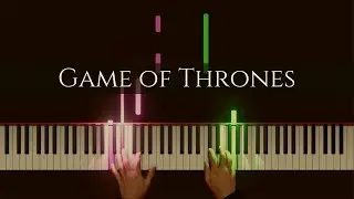 Game of Thrones Main Theme | Epic Felt Piano Cover (Concert Creator + Sheet Music)