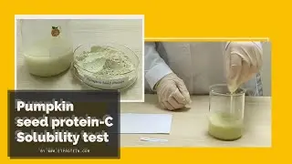 Pumpkin seed protein typeC solubility experiment by ETprotein 2022