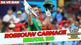 Rossouw CARNAGE 52 balls 100, SA 205 vs Bangladesh | South Africa vs Bangladesh | T20 World Cup