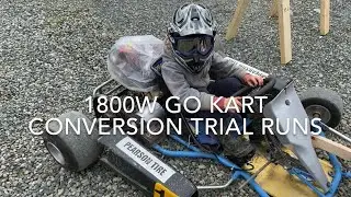 DIY Electric Go Kart Conversion Part 2 (kid trials)