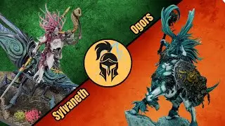 Age of Sigmar Battle Report: Last Ride of the Everwinter!  Ogors vs Sylvaneth: Angry Dwarf Edition!!