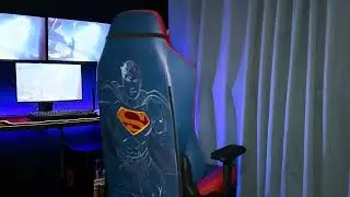 Introducing the GAMEON x DC Gaming Chair With Adjustable 4D Armrest & Metal Base - Superman