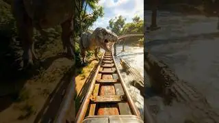 POV: NO BRAKES vs. Giant Dino 🦖#shorts #POV #megalophobia