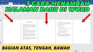 How to Add a New Page in Microsoft Word for the Top, Middle, or Bottom