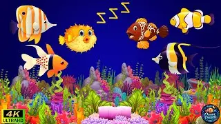 Lullabу and Calming Undersea Animation  Soothing fishes Baby Ocean Dreams