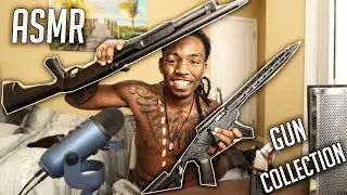 ASMR My **INSANE** GUN COLLECTION Tapping, Whispers , FOR SLEEP