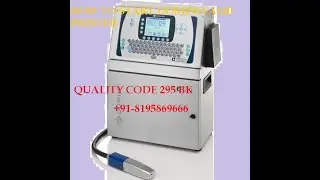 How to Start Domino A120 Industrial Inkjet Printer / Below Fall Time / Domino Quality Code 295bk