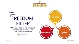 The Freedom Filter&trade; - from Founder Dependent to Owner Optional with a Transfer of Authority