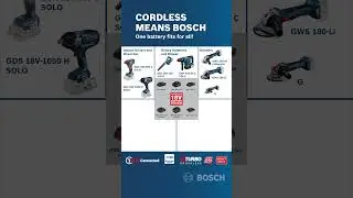 Bosch 18V Battery System for all Solo Tools