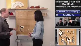 Go Grand Slam 2017, Semi Final - Commentary by Yoon Youngsun [8p] --- Kachanovskyi [1p] VS Lisy [1p]