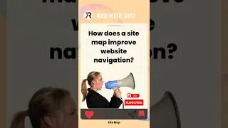How does a site map improve website navigation?