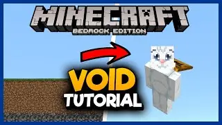 Leere Map in Minecraft erstellen! (Void Map) 😲 Minecraft Bedrock Tutorial