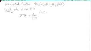 Multivariable calculus 1.5.1: Introduction to space curves