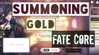 New Rienor Gold Fate Core Summoning | Phantom Shadow | Wonderland Phantom Theme | Exos Heroes