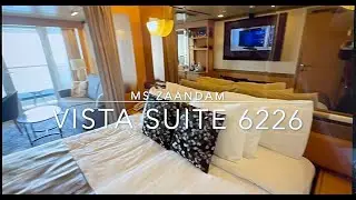 Голландия Америка Zaandam Vista Suite номер 6226 Каюта с балконом