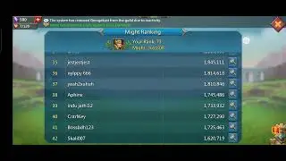 lords mobile updating a hero with medals@