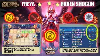 MAGIC CHESS FREYA CADIA RIVERLAND | DRAGON ALTAR JAMAN NOW | FREYA BINTANG 3 LAWAN AUTO BABLAAAS
