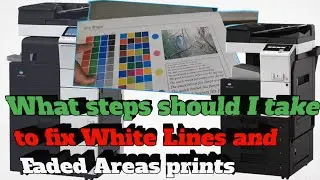 How to Fix White Lines and Faded Areas in Konica Minolta Prints