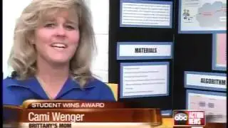 Google Science Fair winner, Sarasota's Brittany Wenger