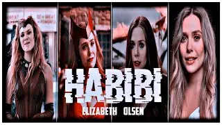 Wanda Maximoff edit 🥵|| habibi song edit || Elizabeth Olsen edit || #marvel #marvelstudios