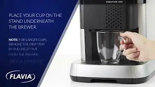 FLAVIA&reg; Creation 500   How to Brew Coffee, Tea or Hot Chocolate