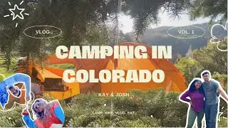 chill day camping vlog:🏕️ outdoor cooking, lake fishing, Colorado scenery