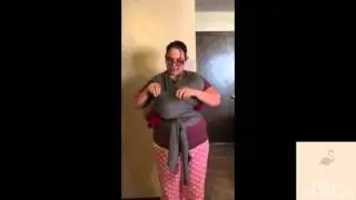 Funki Flamingo Baby Wrap Video Tutorial (Cradle Hold)