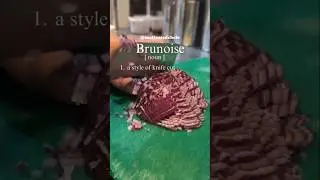 What is the Brunoise 🔪    #passion #life #food #chef #cooking #love #story #fun #motivation #kitchen