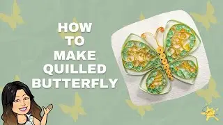 quilled butterfly Saher's Creations #shorts #quilling #butterfly