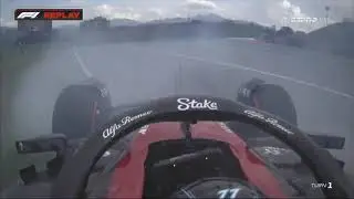 Valtteri Bottas spin Austrian GP 2023 #f1 #valtteribottas #formula1
