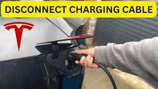 TESLA: КАК ОТСОЕДИНИТЬ КАБЕЛЬ ЗАРЯДКИ. КРАТКОЕ РУКОВОДСТВО. Как отсоединить зарядное устройство. ...