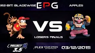 ePG Monthly - [62-Bit]Bladewise (Diddy Kong) Vs. Apples (Wario) SSBPM (Losers Finals) - Project M