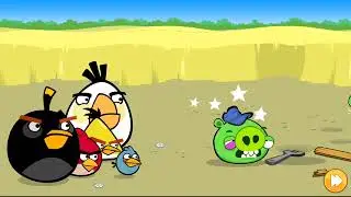 Angry Birds Classic Bad Piggies (Mighty Eagle 100% Feather) All levels