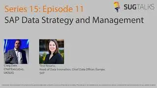 SUGTalks, Series 15, Episode 11: A Deep Dive on SAP Data Strategy and Management