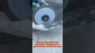 Diamond cutting discs are effective for cutting such as ceramic tiles, marble, granite, and quartz.