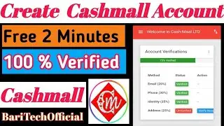 How to make an Account on cashmaal app by Bari Tech Official