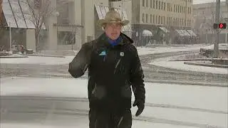 Winter Storm Passes Through Nebraska