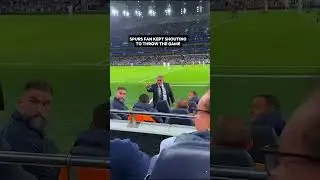 ANGE CONFRONTS FAN! Who was shouting to lose the game😳 #tottenham #angepostecoglou #manchestercity