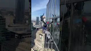 Window washer #windowcleaning #chicago #job